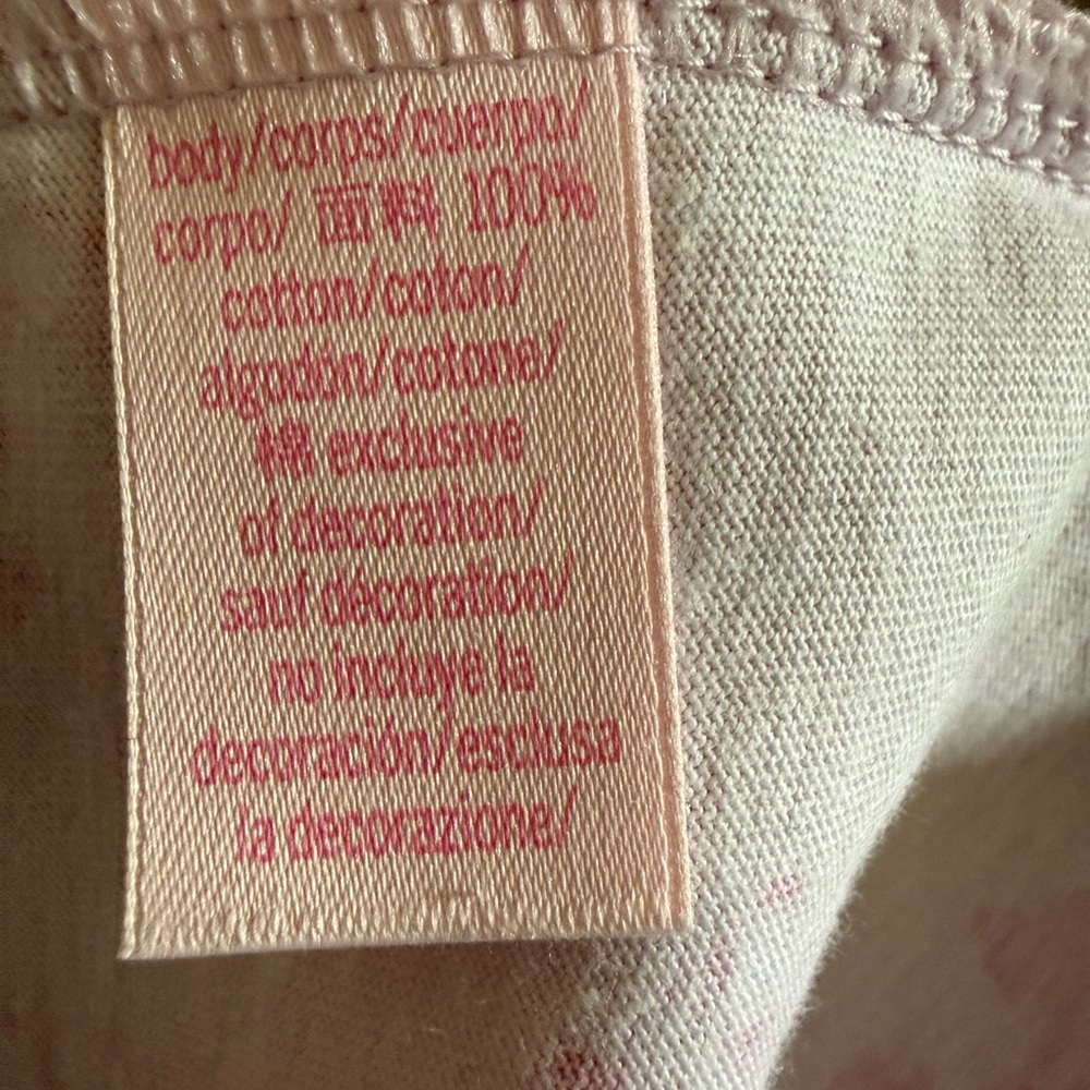 Victoria's Secret PINK x LoveShackFancy Campus Cotton Tee size medium nwt - Picture 7 of 11